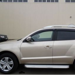 COBRA TUNING Дефлекторы окон на Geely Emgrand X7 '11- (накладные)