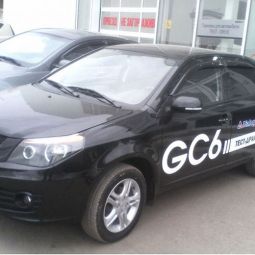 COBRA TUNING Дефлекторы окон на Geely GC6 '14- (накладные)