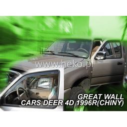 Team Heko Дефлекторы окон на Great Wall Deer '96-13 4D (передние, вставные)