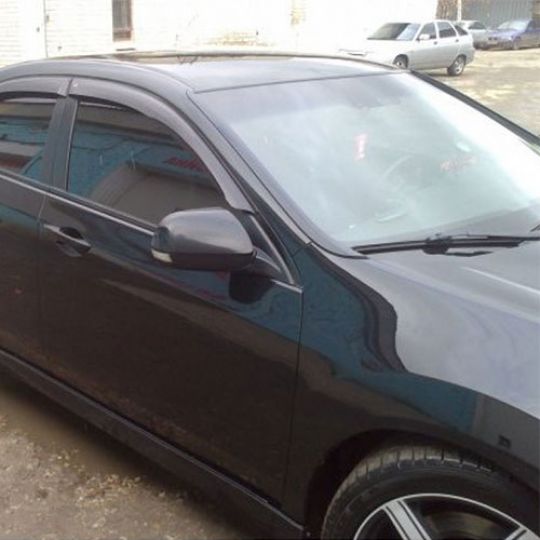 COBRA TUNING Дефлекторы окон на Honda Accord VIII '08-12 седан (накладные) COBRA TUNING Дефлекторы окон на Honda Accord VIII '08-12 седан (накладные)