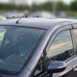 COBRA TUNING Дефлекторы окон на Honda Fit/Jazz III '08-15 (накладные)