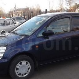 COBRA TUNING Дефлекторы окон на Honda Stream I '00-04 (накладные)