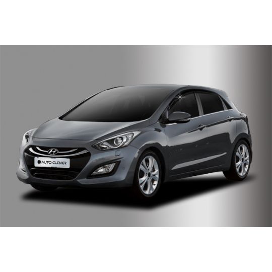 Auto Clover Дефлекторы окон на HYUNDAI I-30 '12- (накладные) Auto Clover Дефлекторы окон на HYUNDAI I-30 '12- (накладные)