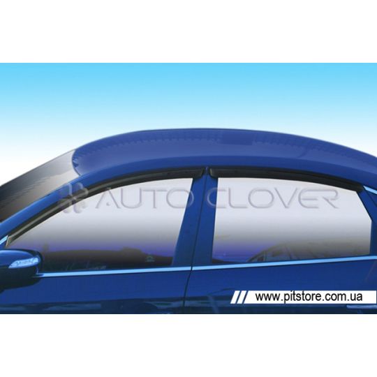 Auto Clover Дефлекторы окон на HYUNDAI GRANDEUR IV '05-11  (накладные)