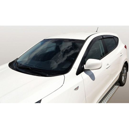 Azard Дефлекторы окон на Hyundai ix35 '10- (ПК, накладные)
