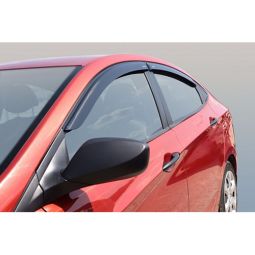 Azard Дефлекторы окон на Hyundai Accent IV '10-17 хэтчбек (ПК, накладные) Azard Дефлекторы окон на Hyundai Accent IV '10-17 хэтчбек (ПК, накладные)