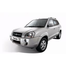 Corsar Дефлекторы окон на HYUNDAI Tucson I (JM) '04- кроссовер (накладные)