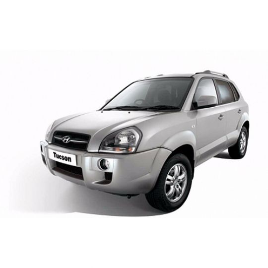Corsar Дефлекторы окон на HYUNDAI Tucson I (JM) '04- кроссовер (накладные)