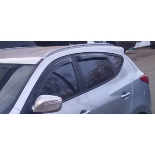 EGR Дефлекторы окон на HYUNDAI IX-35  '10- (накладные) EGR Дефлекторы окон на HYUNDAI IX-35  '10- (накладные)