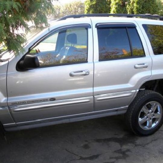 COBRA TUNING Дефлекторы окон на Jeep Cherokee (KJ) '01-08 (накладные) COBRA TUNING Дефлекторы окон на Jeep Cherokee (KJ) '01-08 (накладные)