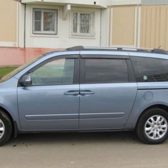 COBRA TUNING Дефлекторы окон на Jeep Commander '06-10 (накладные)