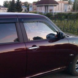 COBRA TUNING Дефлекторы окон на Lifan 320/Smily '08- (накладные)