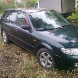 COBRA TUNING Дефлекторы окон на Mazda 323 (BJ) '98-03 хэтчбек 5d (накладные)