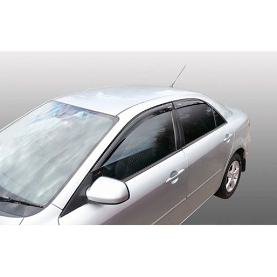 Corsar Дефлекторы окон на MAZDA 6 (GG/GY) '02-08 седан (накладные)