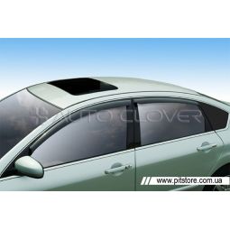 Auto Clover Дефлекторы окон на NISSAN TEANA (J32) '08- (накладные) Auto Clover Дефлекторы окон на NISSAN TEANA (J32) '08- (накладные)