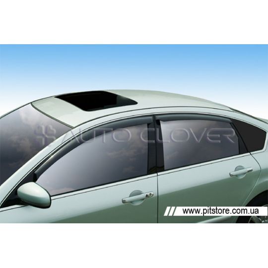 Auto Clover Дефлекторы окон на NISSAN TEANA (J32) '08- (накладные) Auto Clover Дефлекторы окон на NISSAN TEANA (J32) '08- (накладные)