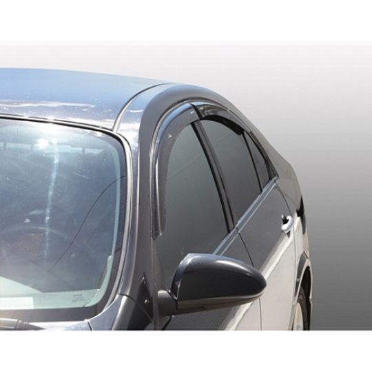 Corsar Дефлекторы окон на NISSAN Primera (P12) '02-07 седан/лифтбэк (накладные) Corsar Дефлекторы окон на NISSAN Primera (P12) '02-07 седан/лифтбэк (накладные)