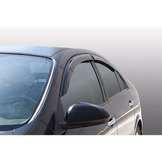 Corsar Дефлекторы окон на NISSAN Primera (P12) '02-07 седан/лифтбэк (накладные) Corsar Дефлекторы окон на NISSAN Primera (P12) '02-07 седан/лифтбэк (накладные)