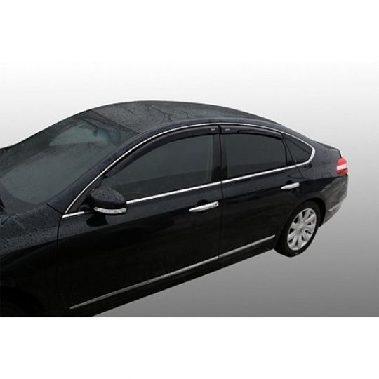 Corsar Дефлекторы окон на NISSAN Teana (J32) '08- седан (накладные) Corsar Дефлекторы окон на NISSAN Teana (J32) '08- седан (накладные)