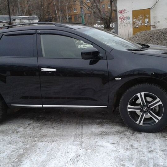 COBRA TUNING Дефлекторы окон на Nissan Murano (Z51) '08-14 (накладные) COBRA TUNING Дефлекторы окон на Nissan Murano (Z51) '08-14 (накладные)