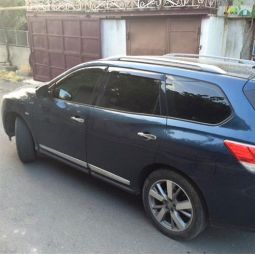 COBRA TUNING Дефлекторы окон на Nissan Pathfinder (R52) '12- (накладные) COBRA TUNING Дефлекторы окон на Nissan Pathfinder (R52) '12- (накладные)