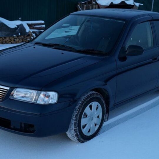 COBRA TUNING Дефлекторы окон на Nissan Sunny (N16) '00-05 седан (накладные)