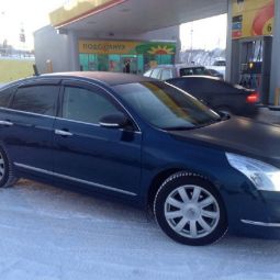 COBRA TUNING Дефлекторы окон на Nissan Teana (J32) '08- (накладные)