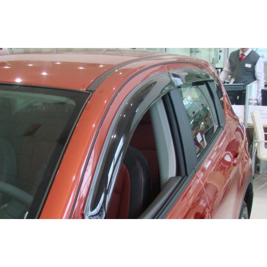 EGR Дефлекторы окон на NISSAN QASHQAI I '07-13 (накладные)