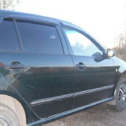COBRA TUNING Дефлекторы окон на Skoda Fabia I '99-07 хэтчбек (накладные)