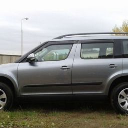 COBRA TUNING Дефлекторы окон на Skoda Yeti '09- (накладные)