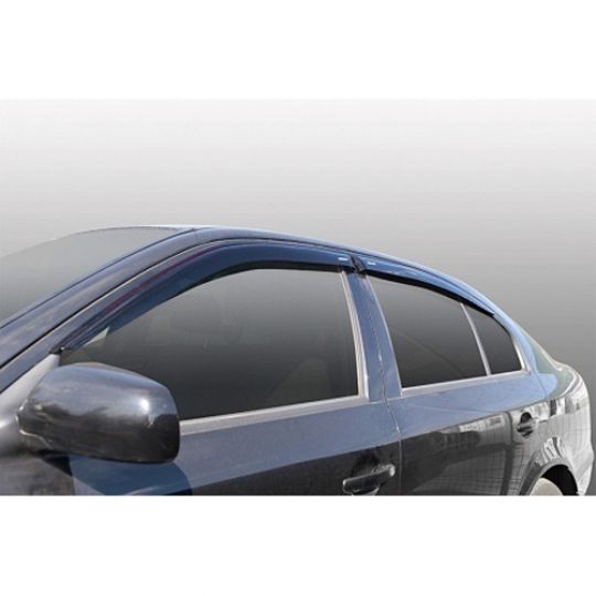 Corsar Дефлекторы окон на SKODA Octavia Tour I '96-10 лифтбек (накладные) Corsar Дефлекторы окон на SKODA Octavia Tour I '96-10 лифтбек (накладные)