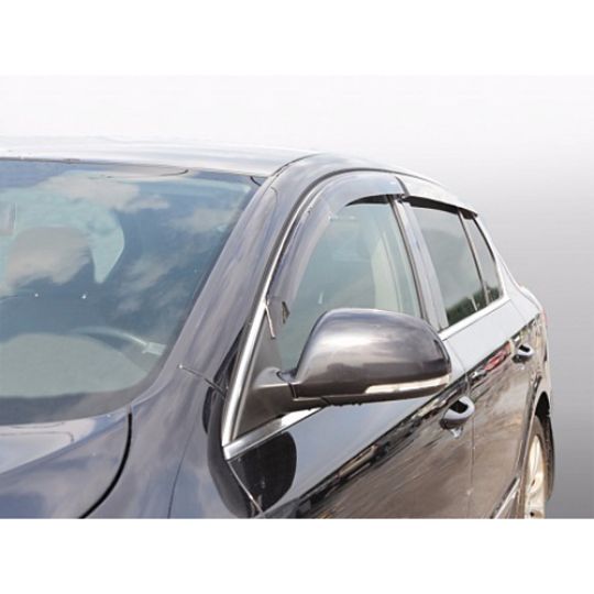 Corsar Дефлекторы окон на SKODA Superb II '08- хэтчбек (накладные)