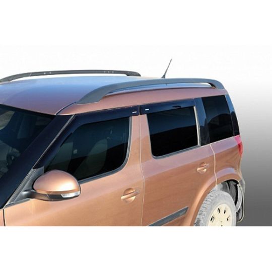 Corsar Дефлекторы окон на SKODA Yeti '09- кроссовер (накладные)