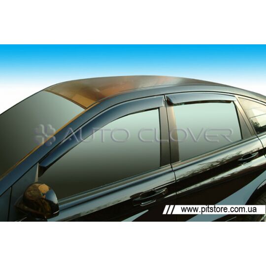 Auto Clover Дефлекторы окон на SSANGYONG ACTYON '05- (накладные)