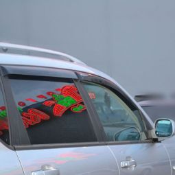 COBRA TUNING Дефлекторы окон на SsangYong Rexton I '01-06 (накладные)