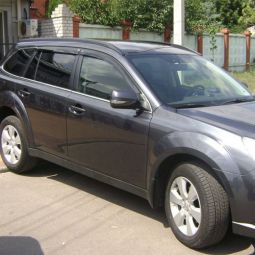 COBRA TUNING Дефлекторы окон на Subaru Outback (BM) IV '09-14 (накладные)