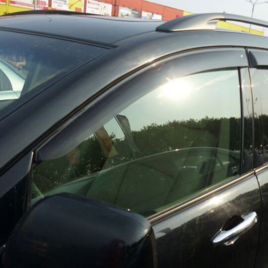 COBRA TUNING Дефлекторы окон на Subaru Tribeca '05-14 (накладные)