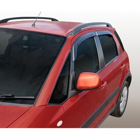 Azard Дефлекторы окон на Suzuki SX4 I '06- хэтчбек (ПК, накладные)