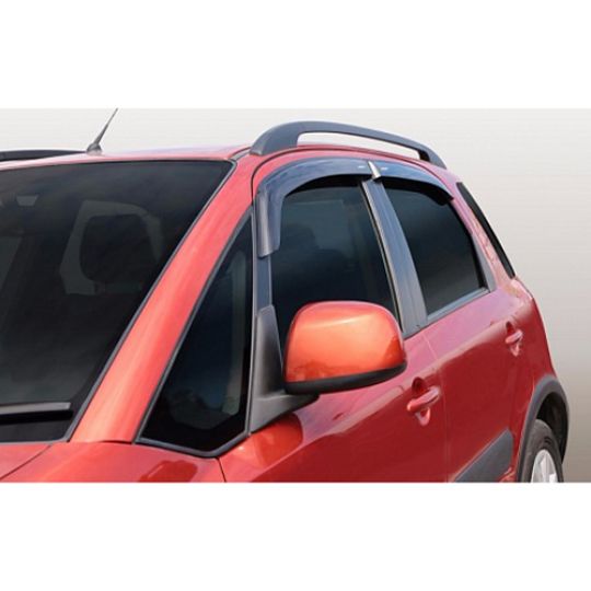 Azard Дефлекторы окон на Suzuki SX4 I '06- хэтчбек (ПК, накладные)