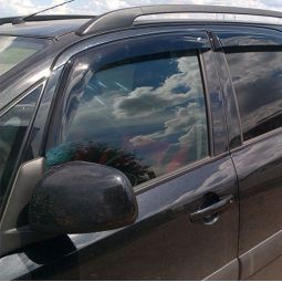 COBRA TUNING Дефлекторы окон на Suzuki SX4 I '06- хэтчбек 5d (полная) (накладные)