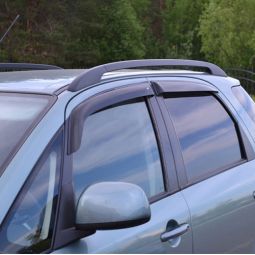 COBRA TUNING Дефлекторы окон на Suzuki SX4 I '06- хэтчбек 5d (накладные)
