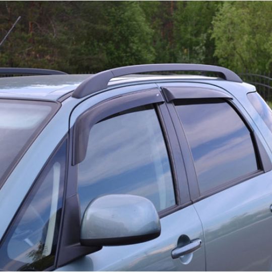 COBRA TUNING Дефлекторы окон на Suzuki SX4 I '06- хэтчбек 5d (накладные)