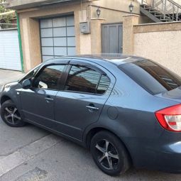 COBRA TUNING Дефлекторы окон на Suzuki SX4 I '06- седан (полная) (накладные)