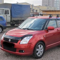 COBRA TUNING Дефлекторы окон на Suzuki Swift '10-17 хэтчбек 5d (накладные)