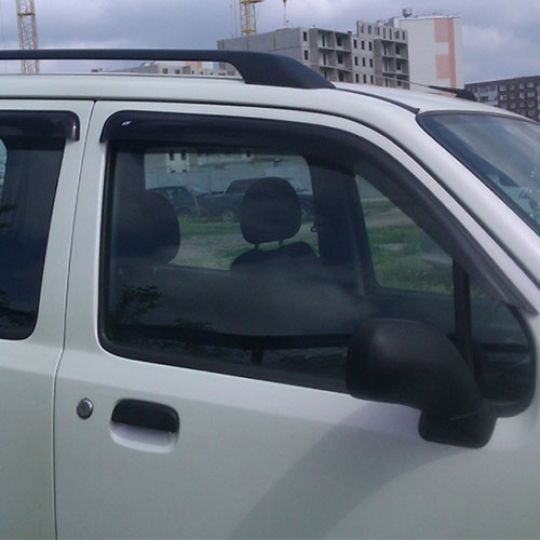 COBRA TUNING Дефлекторы окон на Suzuki Wagon R+ '97-06 (накладные) COBRA TUNING Дефлекторы окон на Suzuki Wagon R+ '97-06 (накладные)