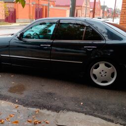 VL-Tuning Дефлекторы окон на Mercedes-Benz E-Class (W210) '95-02 седан (накладные)