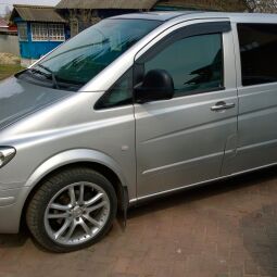 VL-Tuning Дефлекторы окон на Mercedes-Benz Vito (W639) '03-14 (накладные)