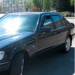 VL-Tuning Дефлекторы окон на Mercedes-Benz S-Class (W140) '91-98 седан (накладные)