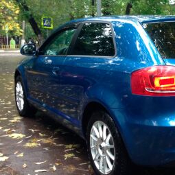 VL-Tuning Дефлекторы окон на Audi A3 (8P) '03-12 хэтчбек 3d (накладные)