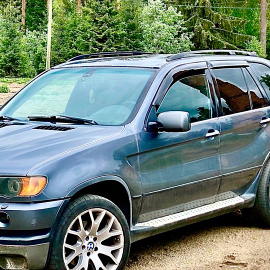 VL-Tuning Дефлекторы окон на BMW X5 (E53) '99-06 (накладные)